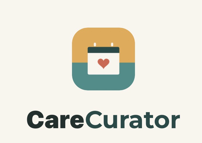 CareCurator — calendar and heart icon.